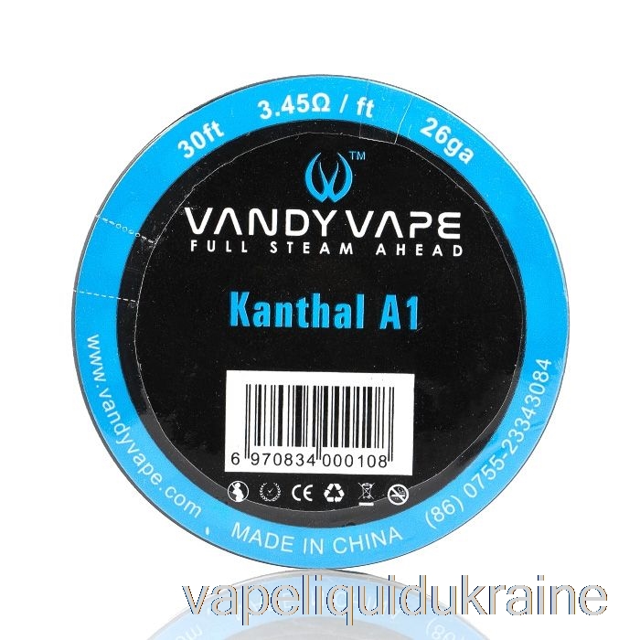 Vape Liquid Ukraine Vandy Vape Specialty Wire Spools Kanthal A1 - 26GA / 3.45ohm - 30ft